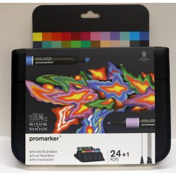 Promarker - set of 24 arts and illustration colours