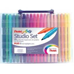 Pentel Arts Studio Colour Pen Set