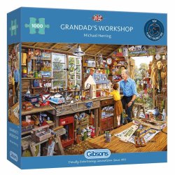 Gibsons Grandads Workshop 1000 Piece Jigsaw Puzzle