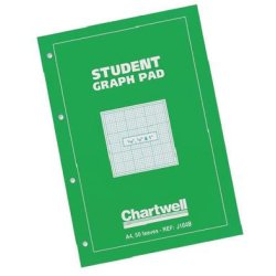 Student Graph Pad 50sh A4 1/10 1/2 & 1" 70g