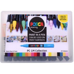 uni Posca PC-1M Extra Fine Tip 22 Pen Collection