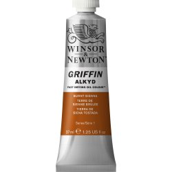 Winsor & Newton Griffin Alkyd Oil Colour Paint 37ml - Burnt Sienna