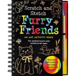Furry Friends Scratch & Sketch Art Book