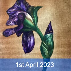 Irises in Oil Paint with Annapurna Austin