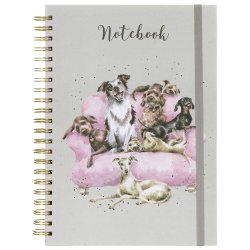 Dogs Movie Night A4 Notebook