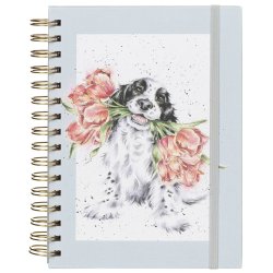 Dog Blooming with Love Dog A5 Notebook